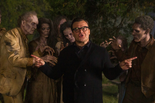 Trecho do filme Goosebumps: Monstros e Arrepios, exibido pela Record TV no Cine Maior