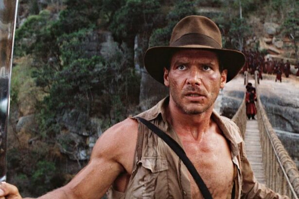 Trecho do filme Indiana Jones E O Templo Da Perdição, exibido pela TV Globo na Sessão de Sábado