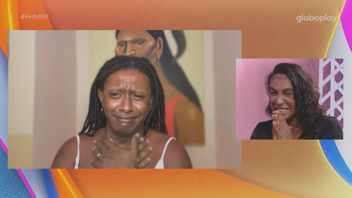 Liniker aparece chorando no bate-papo com a eliminada do BBB, Linn da Quebrada
