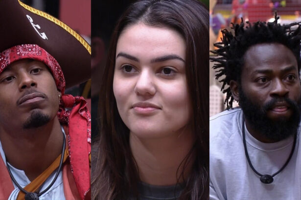 Paulo André, Eslovênia e Douglas Silva pedem votos na sala do BBB 22