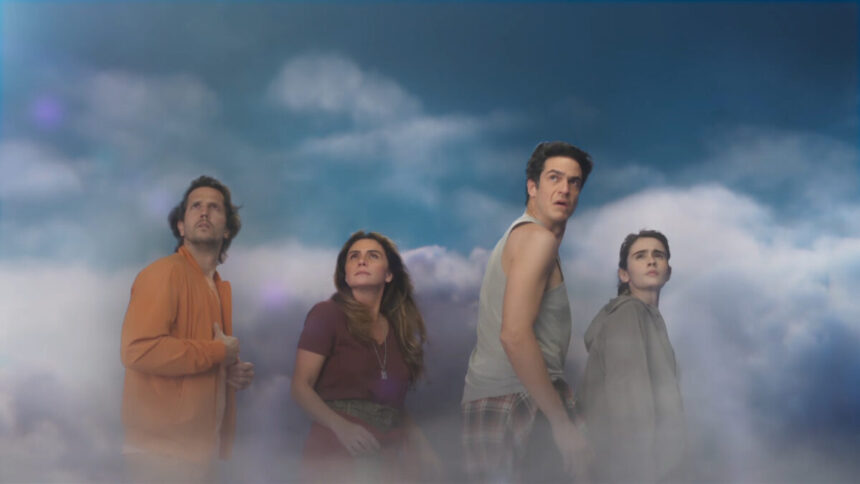 Neném (Vladimir Brichta), Paula (Giovanna Antonelli), Guilherme (Mateus Solano) e Flávia (Valentina Herszage)