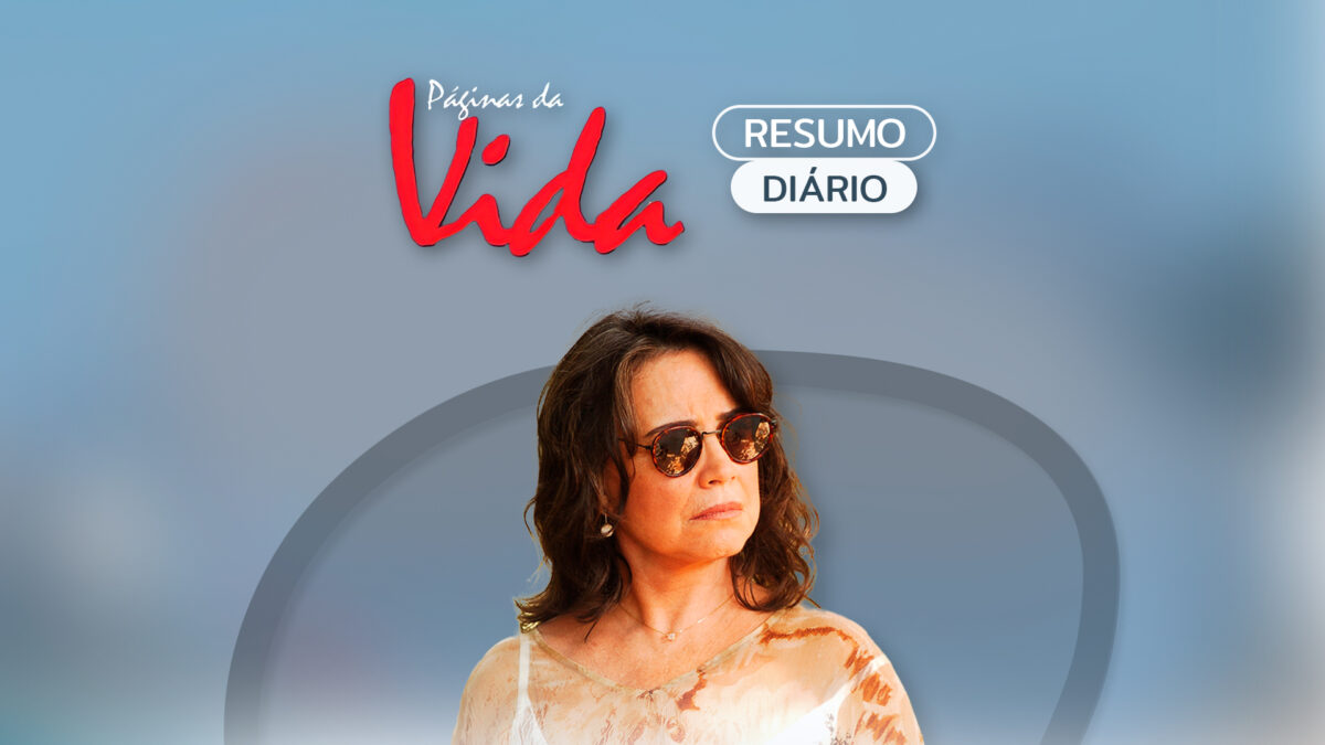 Logo de Páginas da Vida no resumo da novela