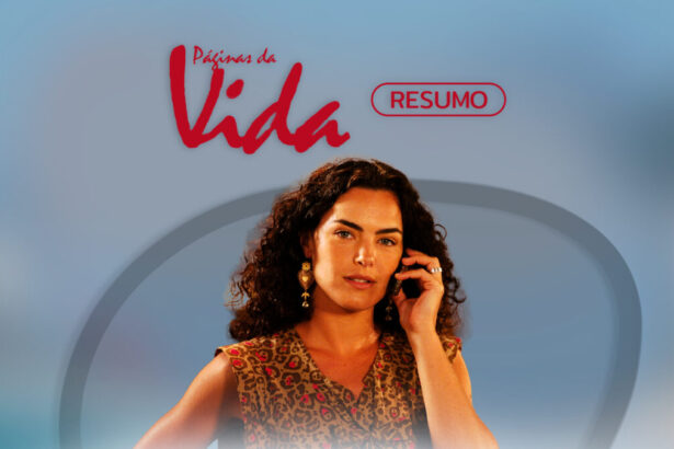 Logo de Páginas da Vida no resumo da novela