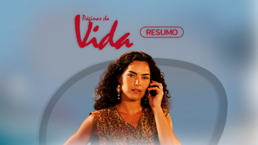 Logo de Páginas da Vida no resumo da novela