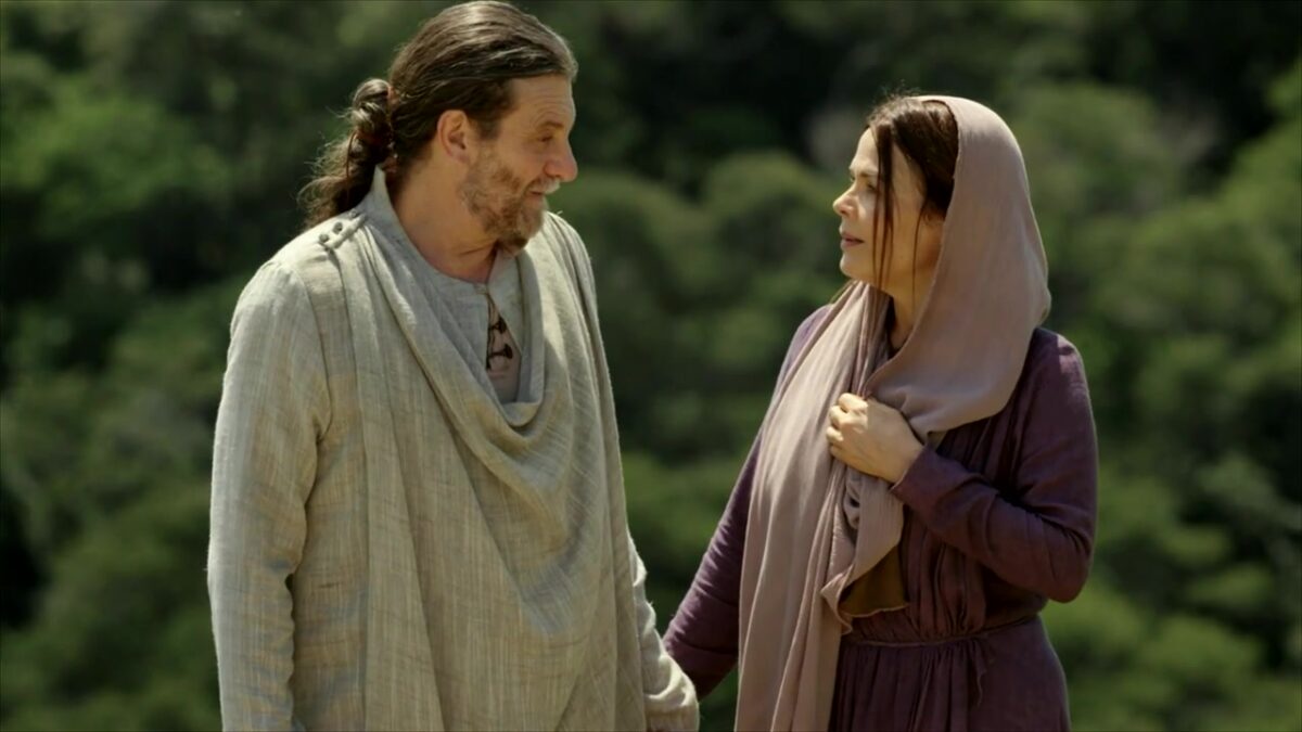 Roberto Birindelli (Samuel) e Andréa Avancini (Eloá) em trecho do episódio de estreia da segunda temporada de Reis