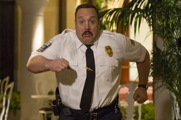 Kevin James em trecho do filme Segurança de Shopping 2, exibido pela Record TV