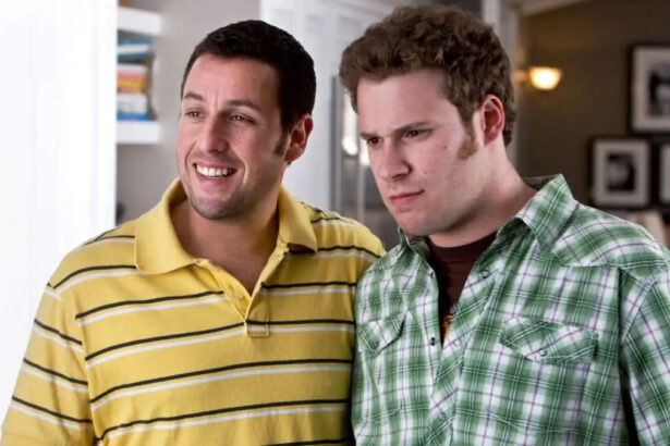 Adam Sandler em trecho do filme Tá Rindo Do Quê?, exibido pela TV Globo no Supercine