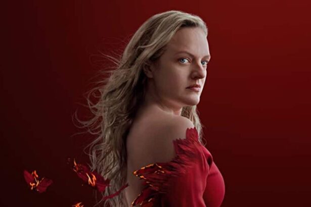 Elisabeth Moss vestida de vermelho para a nova temporada de The Handmaid's Tale