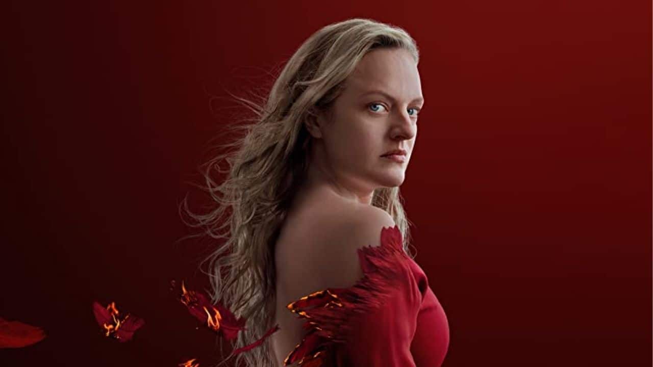 Elisabeth Moss vestida de vermelho para a nova temporada de The Handmaid's Tale