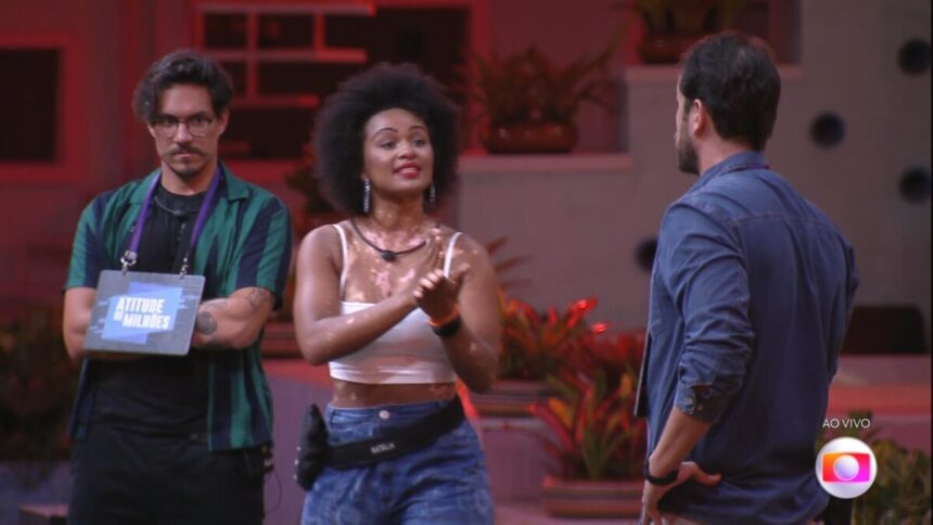 Natália e Gustavo discutem no BBB 22