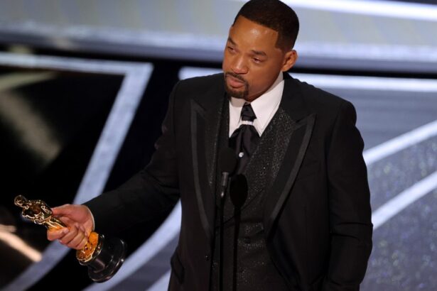 Will Smith no palco do Oscar 2022