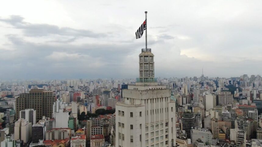 Visão do alto de São Paulo