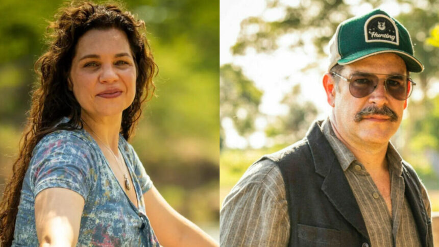 Isabel Teixeira e Murilo Benício em cena de Pantanal