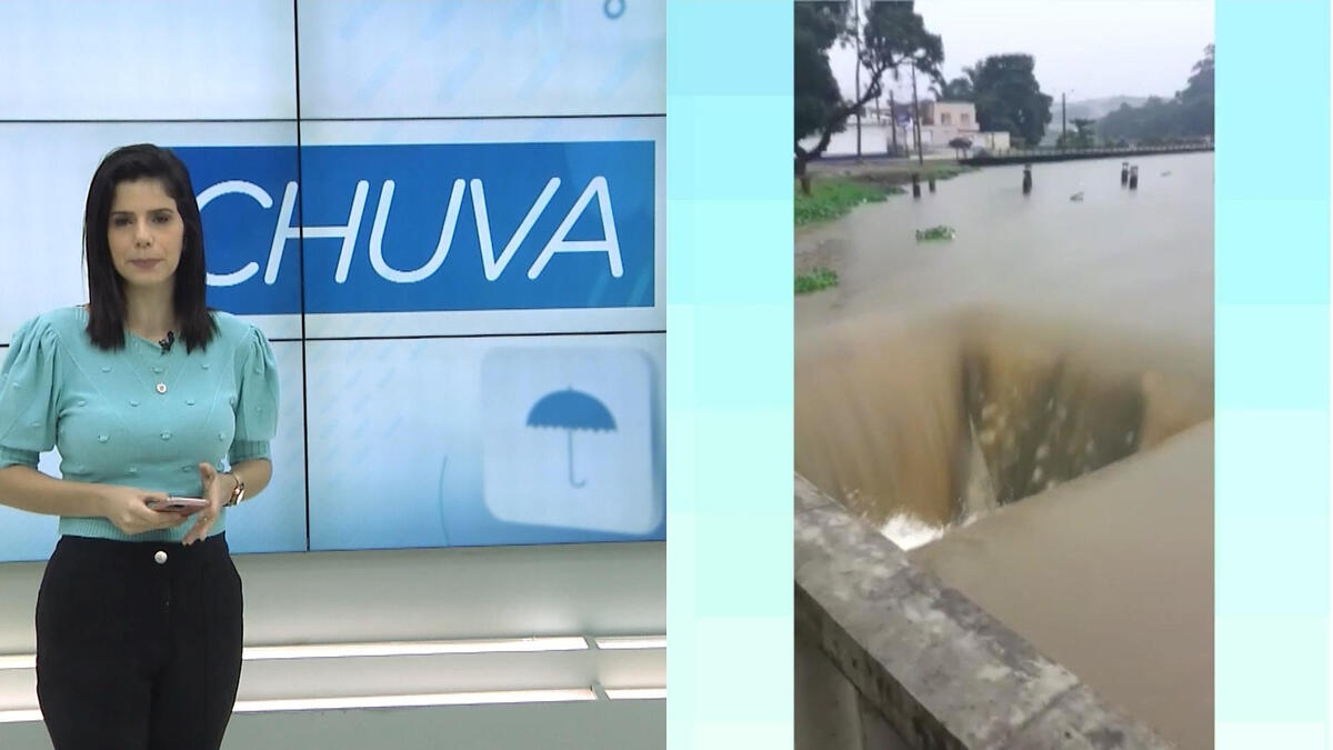 Eliane Nóbrega apresentando a cobertura especial sobre as fortes chuvas em Pernambuco na Record TV