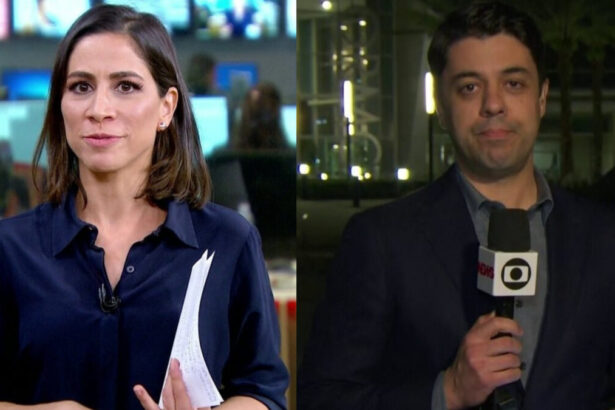 Julia Duailibi e Tiago Eltz em uma montagem