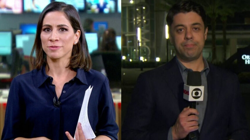 Julia Duailibi e Tiago Eltz em uma montagem