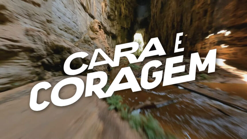 Logo da novela Cara e Coragem