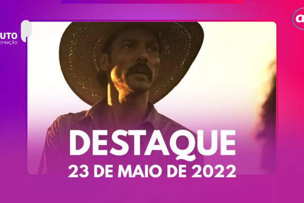 Ator que interpreta Tibério como destaque do podcast Minuto Alta Definição desta segunda-feira, 23 de maio de 2022