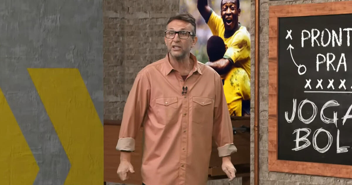 Neto em trecho do programa Os Donos da Bola, na Band