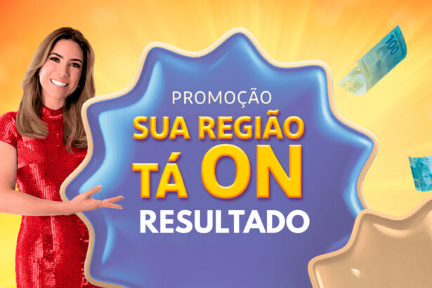 Arte de divulgação da promoção sua Região Tá On