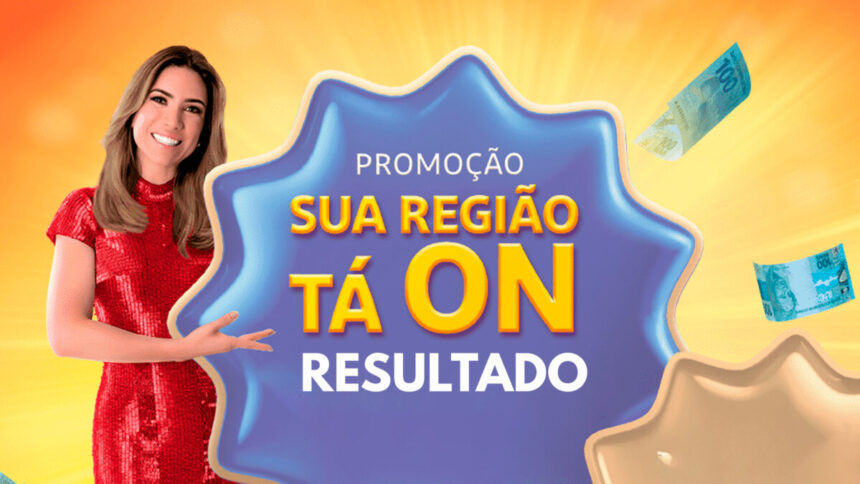 Arte de divulgação da promoção sua Região Tá On