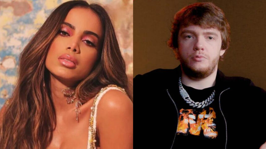 Anitta e Murda Beatz em uma montagem