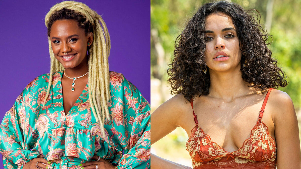 Jéssica Ellen e Giovana Cordeiro em uma montagem