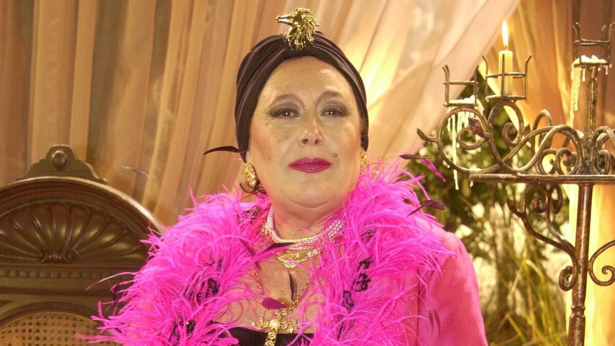 Atriz Marilu Bueno como Dona Carochinha no Sitio do Picapau Amarelo