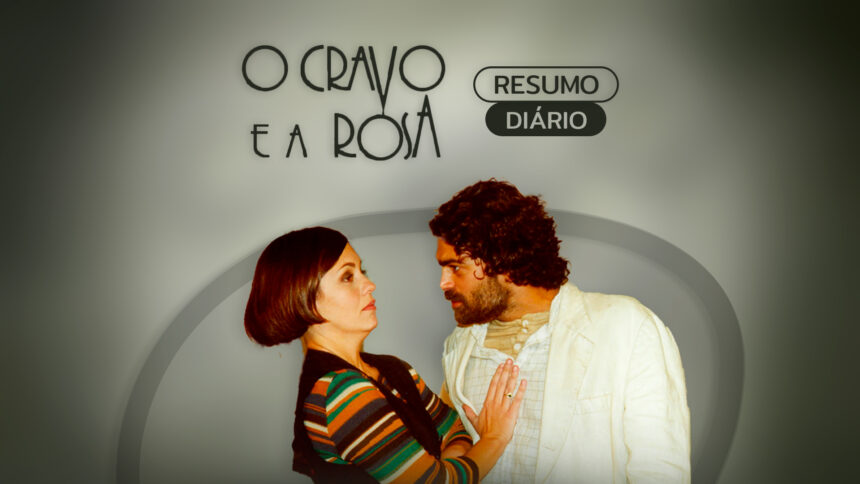 Logo do resumo diário de O Cravo e a Rosa