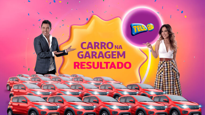 Zezé Di Camargo e Vanessa Camargo noa divulgação do resultado da promoção Carro na Garagem