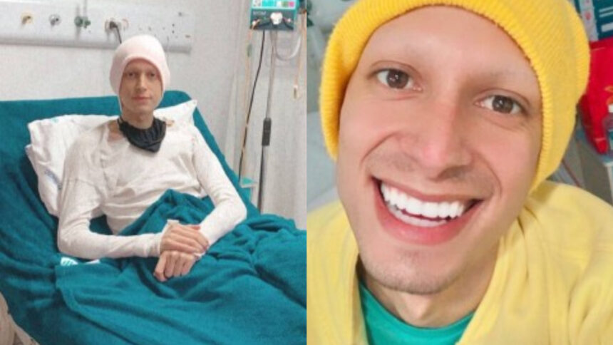 Montagem com Gui Pagnoncelli no hospital