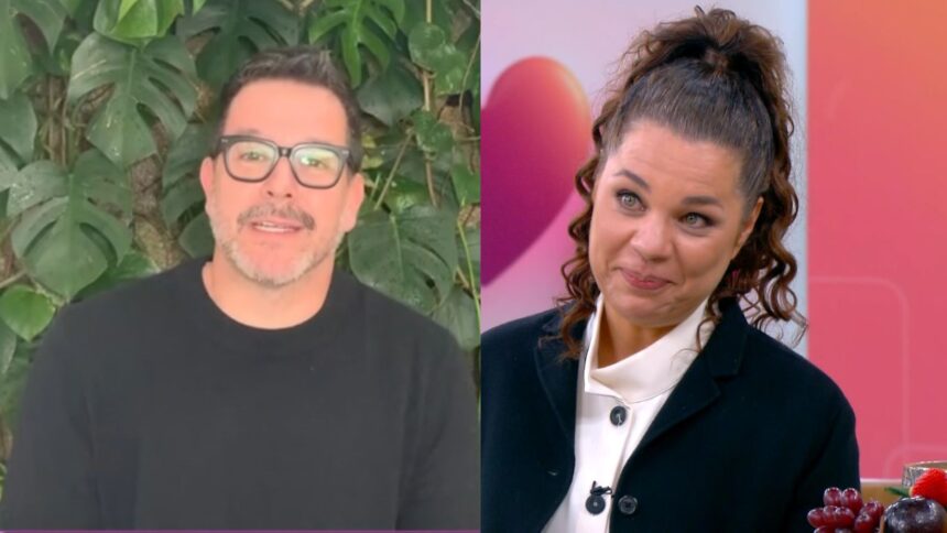 Isabel Teixeira assiste a homenagem de Murilo Benício no Mais Você