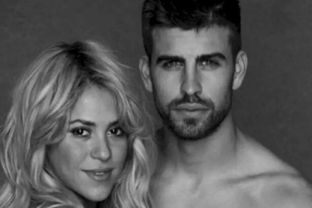 Shakira ao lado de Gerard Piqué em ensaio fotográfico para a Unicef