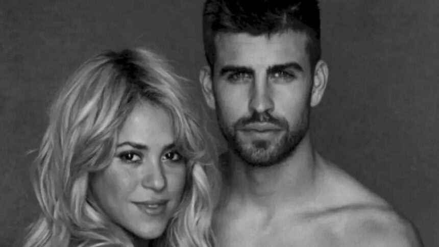 Shakira ao lado de Gerard Piqué em ensaio fotográfico para a Unicef