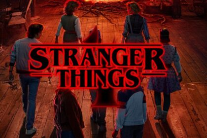 Elenco de Stranger Things em cena da série