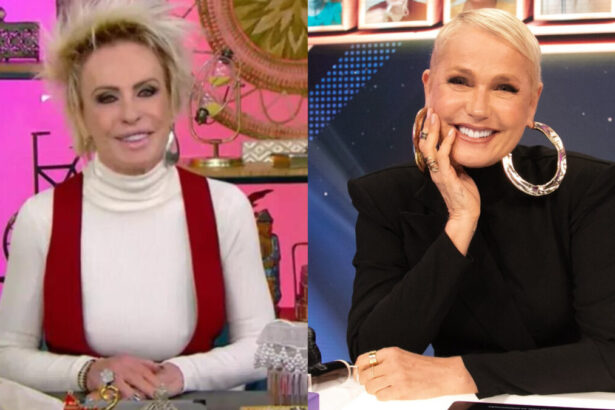 Ana Maria Braga e Xuxa em uma montagem