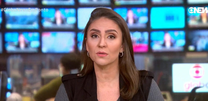 Cecilia Flesch em trecho de programa na GloboNews