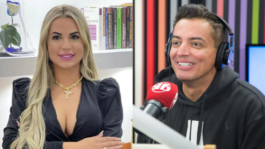 Deolane Bezerra e Leo Dias em uma montagem