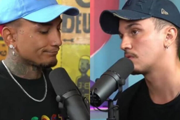 Dynho Alves e Christian Figueiredo em uma montagem. Trecho da entrevista no podcast Eu Fiko Loko