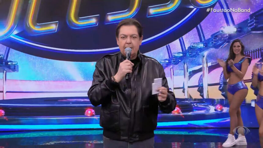 Faustão em trecho do programa Faustão na Band