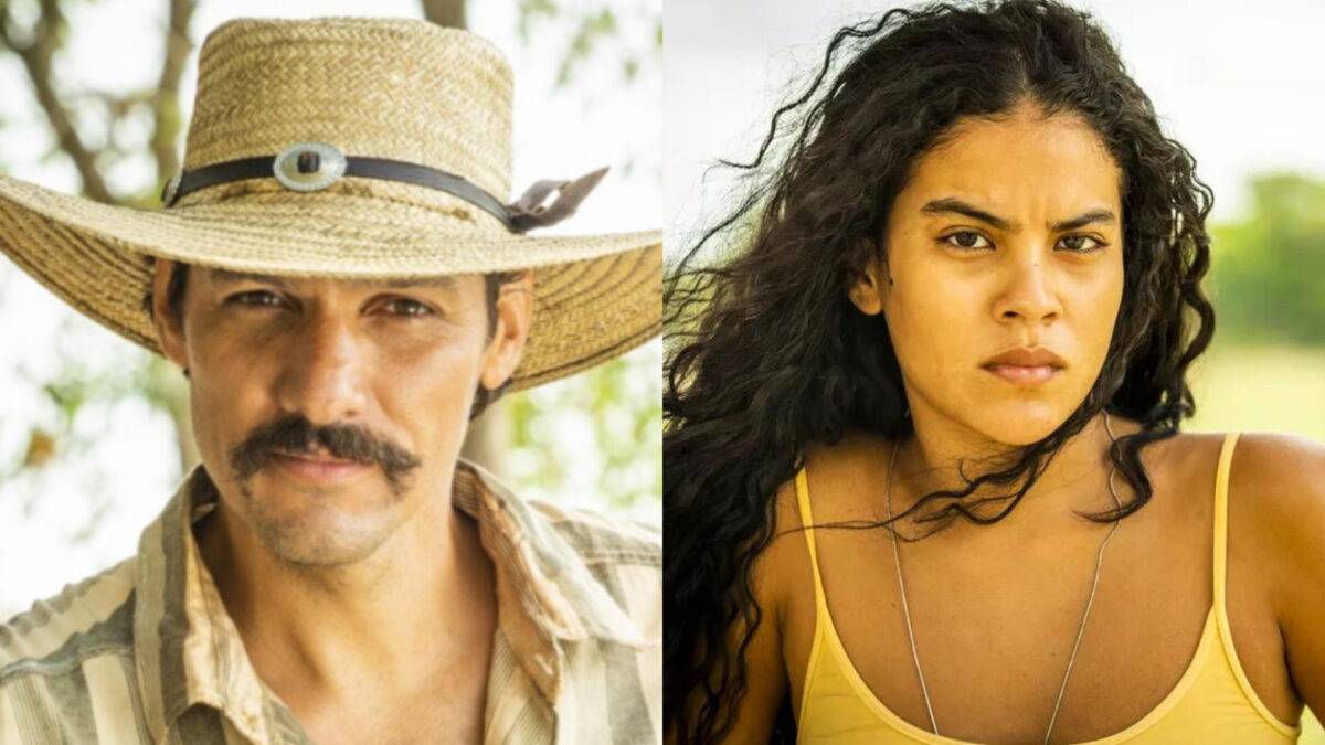Guito e Bella Campos em uma montagem