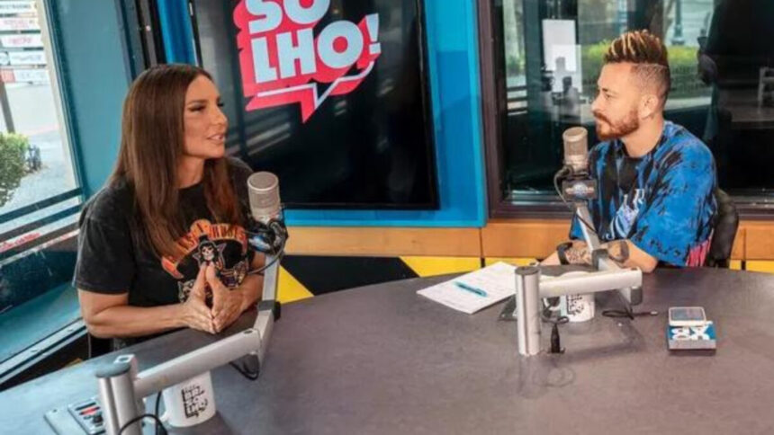 Ivete Sangalo e Fred um de frente para o outro