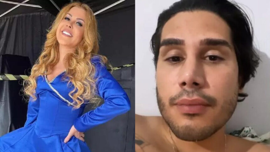 Joelma e Wallisson Guedes em uma montagem