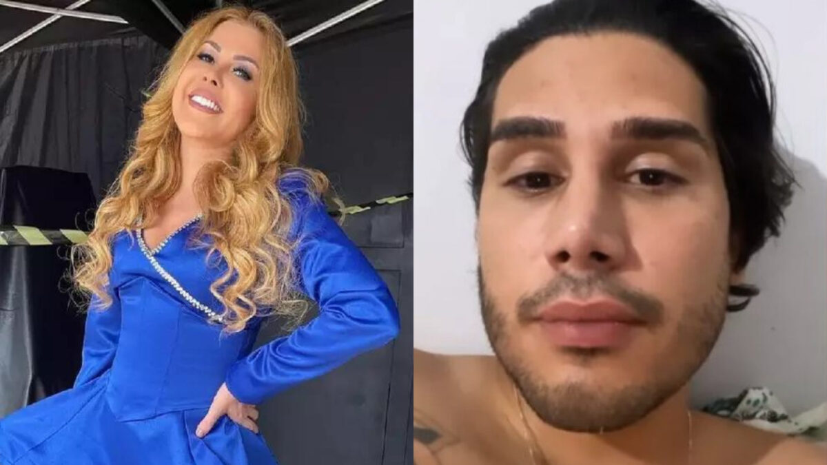 Joelma e Wallisson Guedes em uma montagem