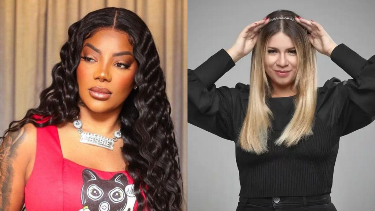 Ludmilla e Marília Mendonça em uma montagem
