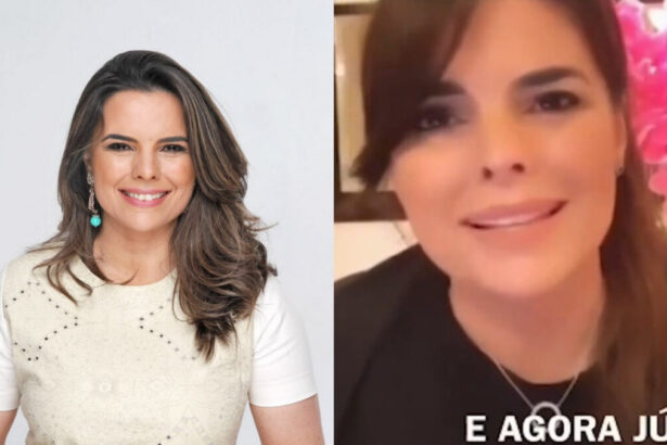 Montagem com Nanda Bezerra, influenciadora da Igreja Universal em vídeo vazado