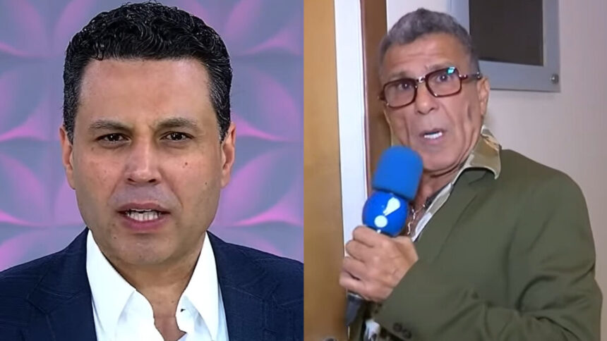 Renato Cardoso e Eri Johnson em uma montagem, de seus programas na RedeTV!