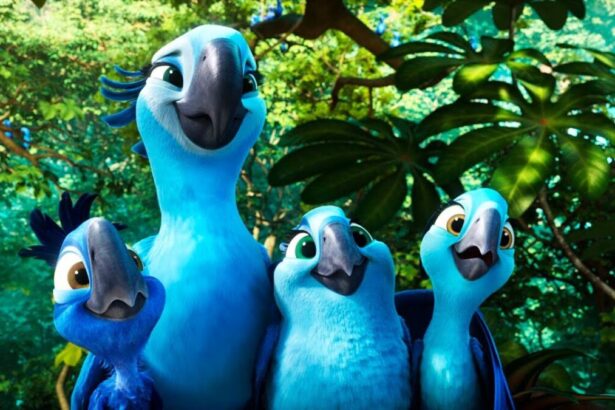 Trecho do filme Rio 2, exibido pela TV Globo na Sessão da Tarde