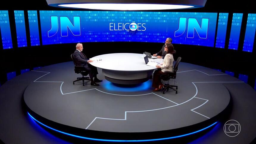 Cenário da entrevista de Lula no JN