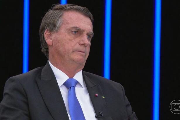 Jair Bolsonaro em trecho da entrevista para o Jornal Nacional